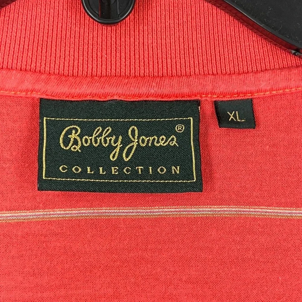 Bobby Jones Collection Mens‎ XL Polo Shirt Made Italy Classic Luxury Casualwear